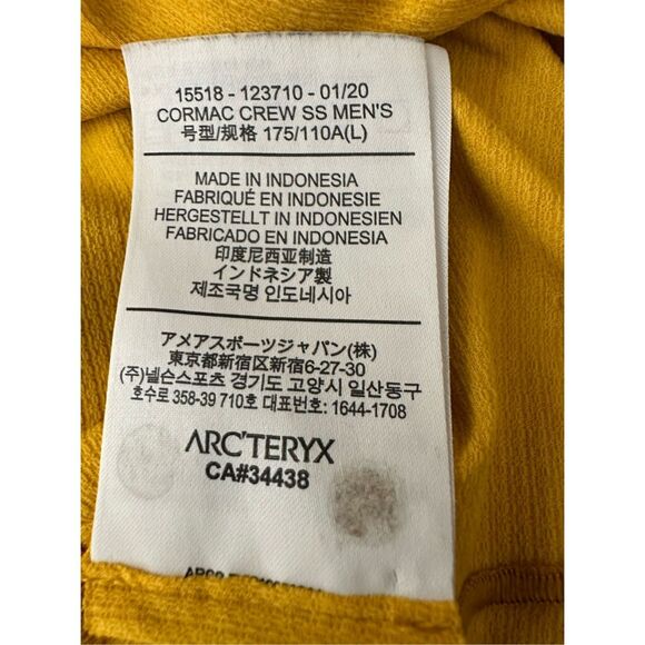 Arc'teryx Cormac Crew Short-Sleeve T-Shirt - Men's L/G - Picture 7 of 10